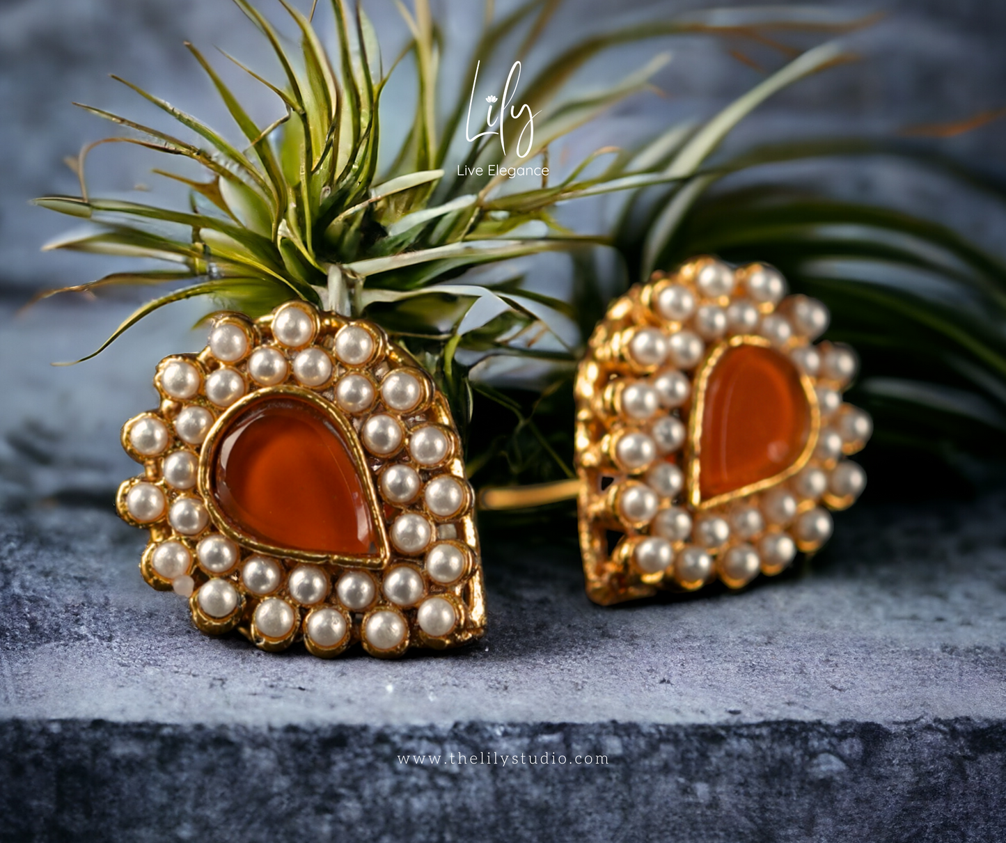 AURA | KUNDAN EARRINGS