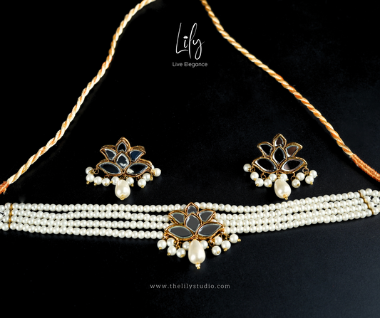 MAJESTIC | KUNDAN CHOKER SET