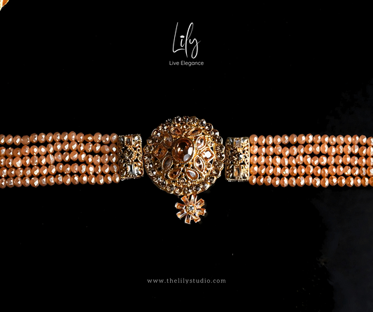 SAPPHIRE | KUNDAN CHOKER SET