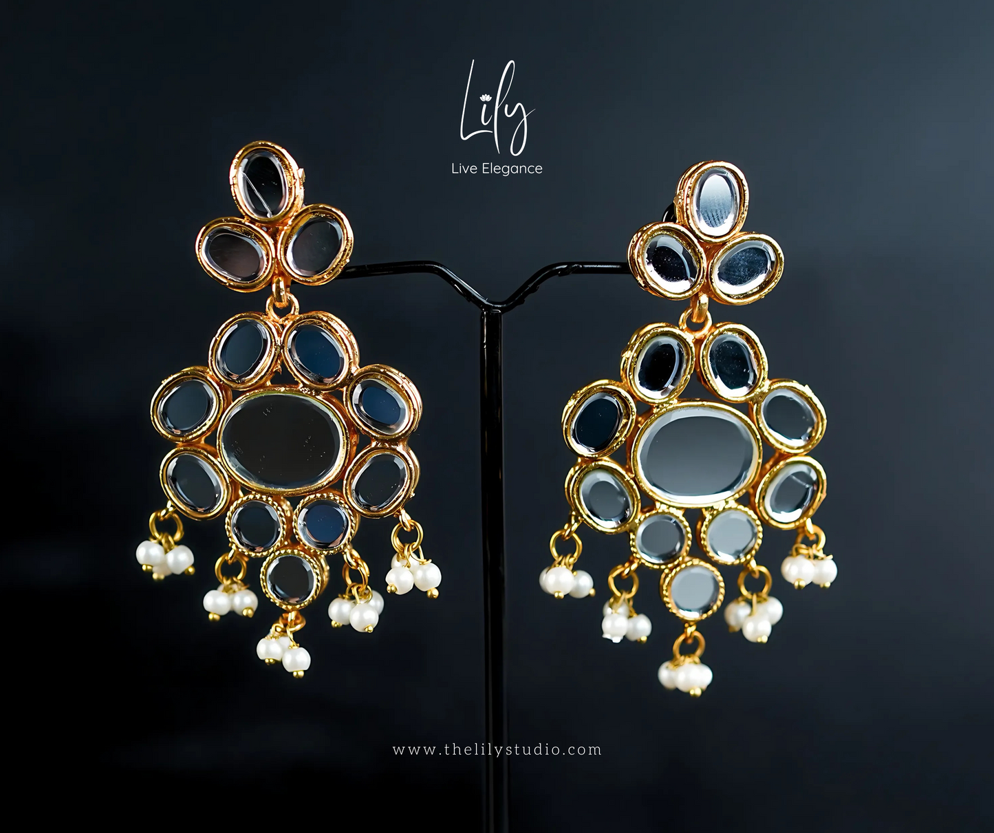 SUNSET | KUNDAN EARRINGS