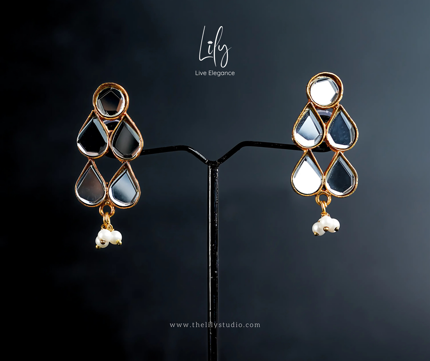 TWILIGHT | KUNDAN EARRINGS