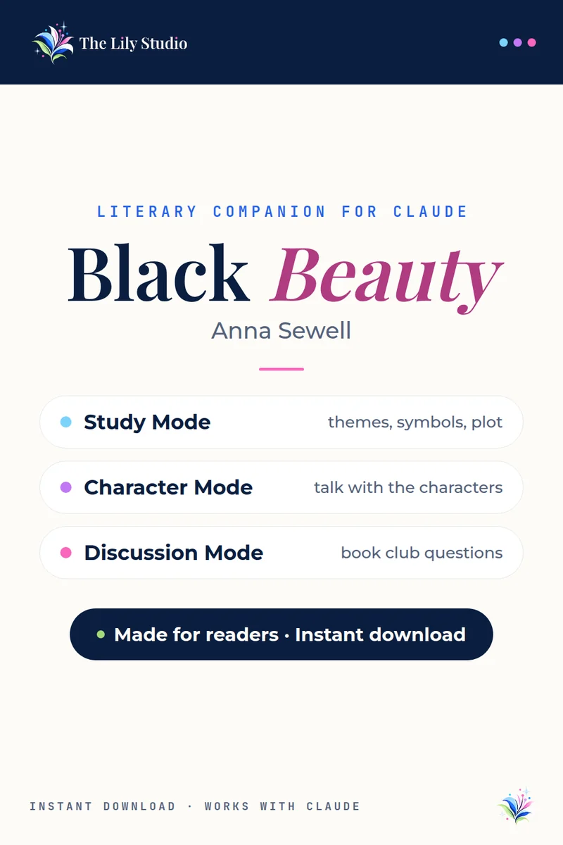 Black Beauty: Study, discuss & explore Sewell's timeless animal classic with AI