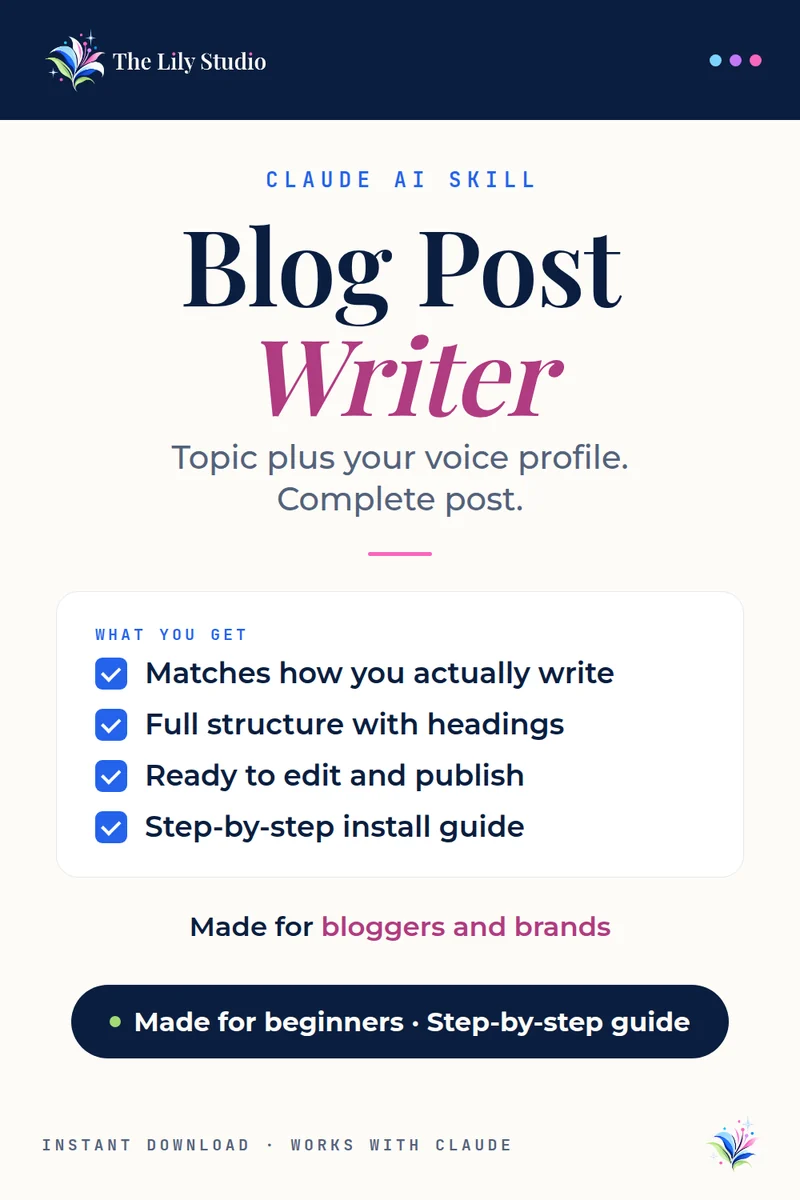 Blog Post Writer: Write blog posts that sound like you and rank on Google.
