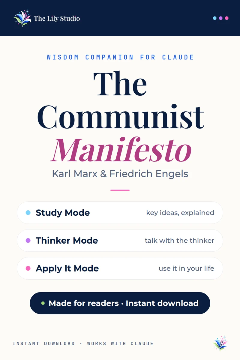 Communist Manifesto: Study & explore Marx & Engels' political treatise with AI