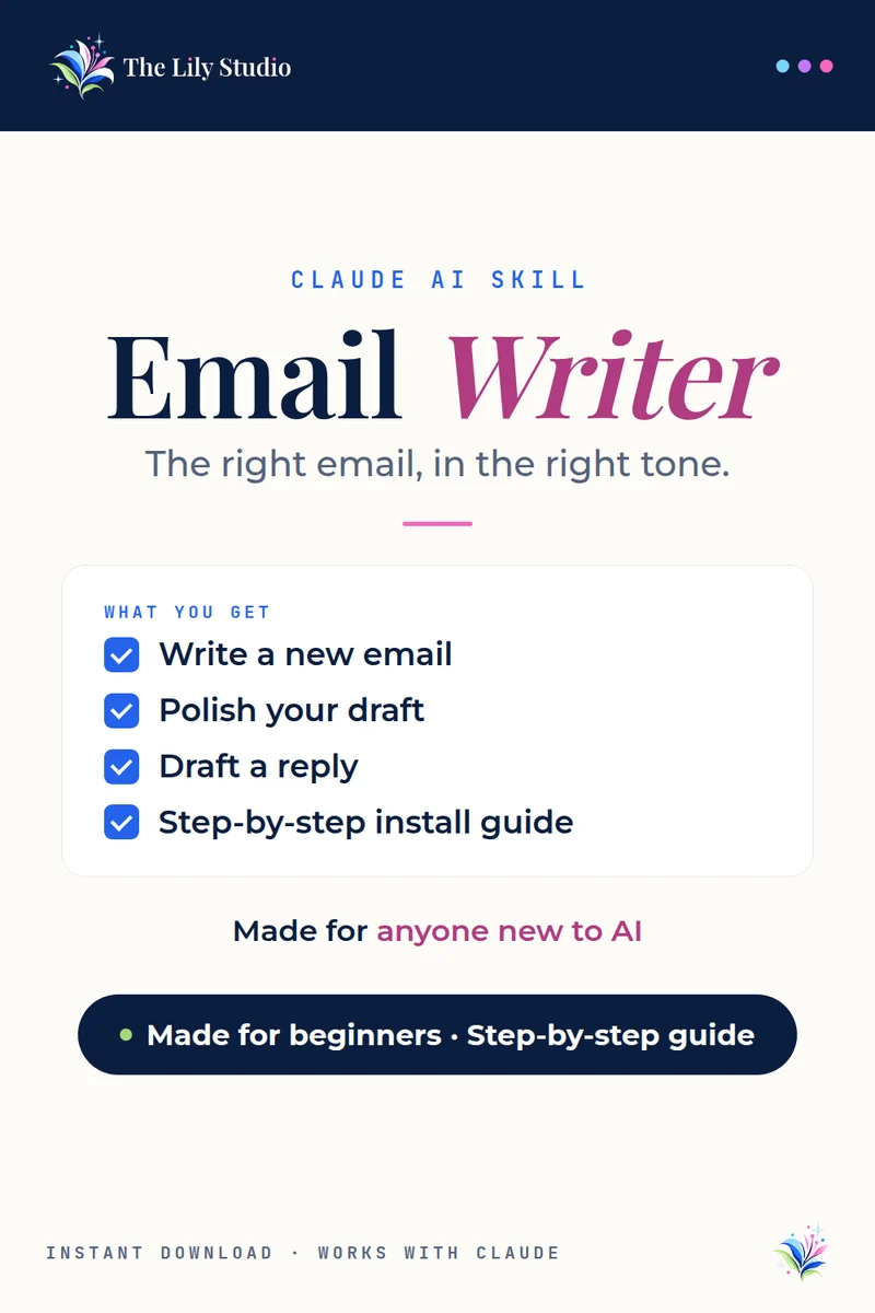 Email Writer: The right words for any email.