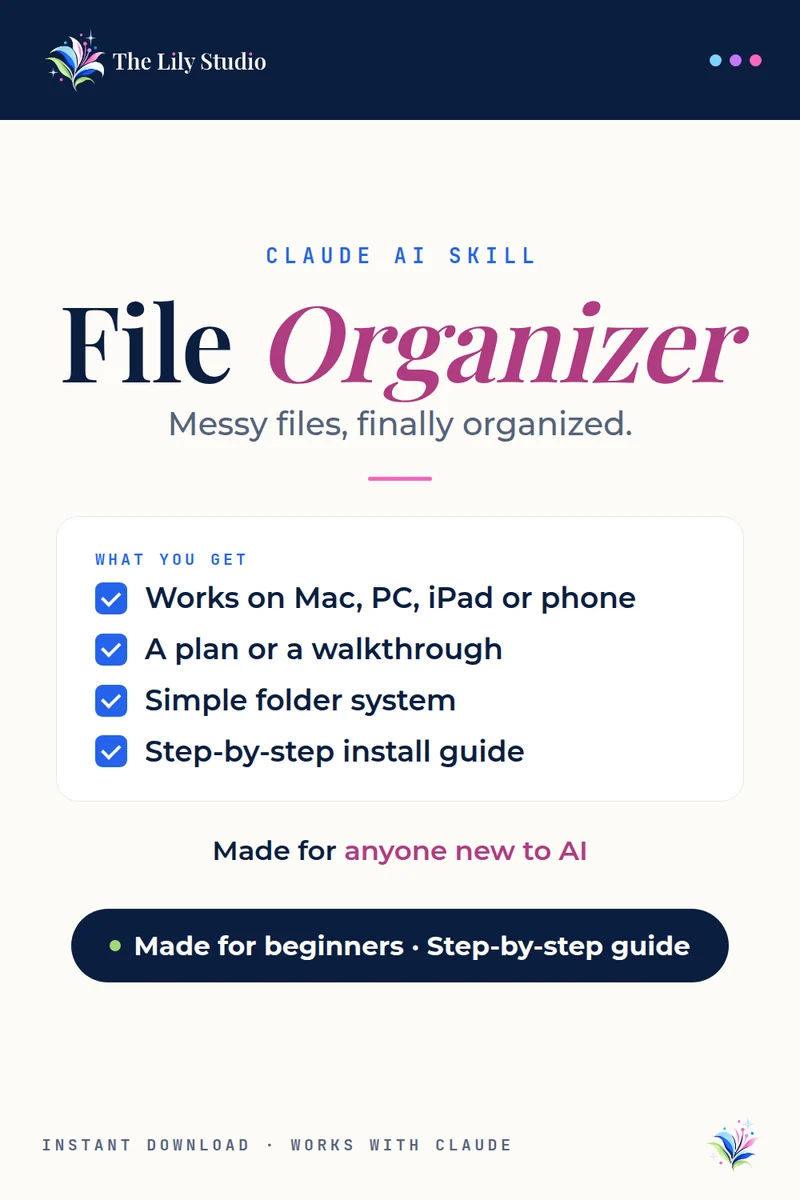 File Organizer: Tame your messy files.