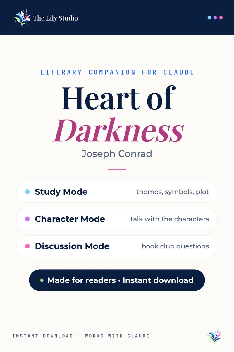 Heart of Darkness: Study, discuss & explore Conrad's dark journey with AI
