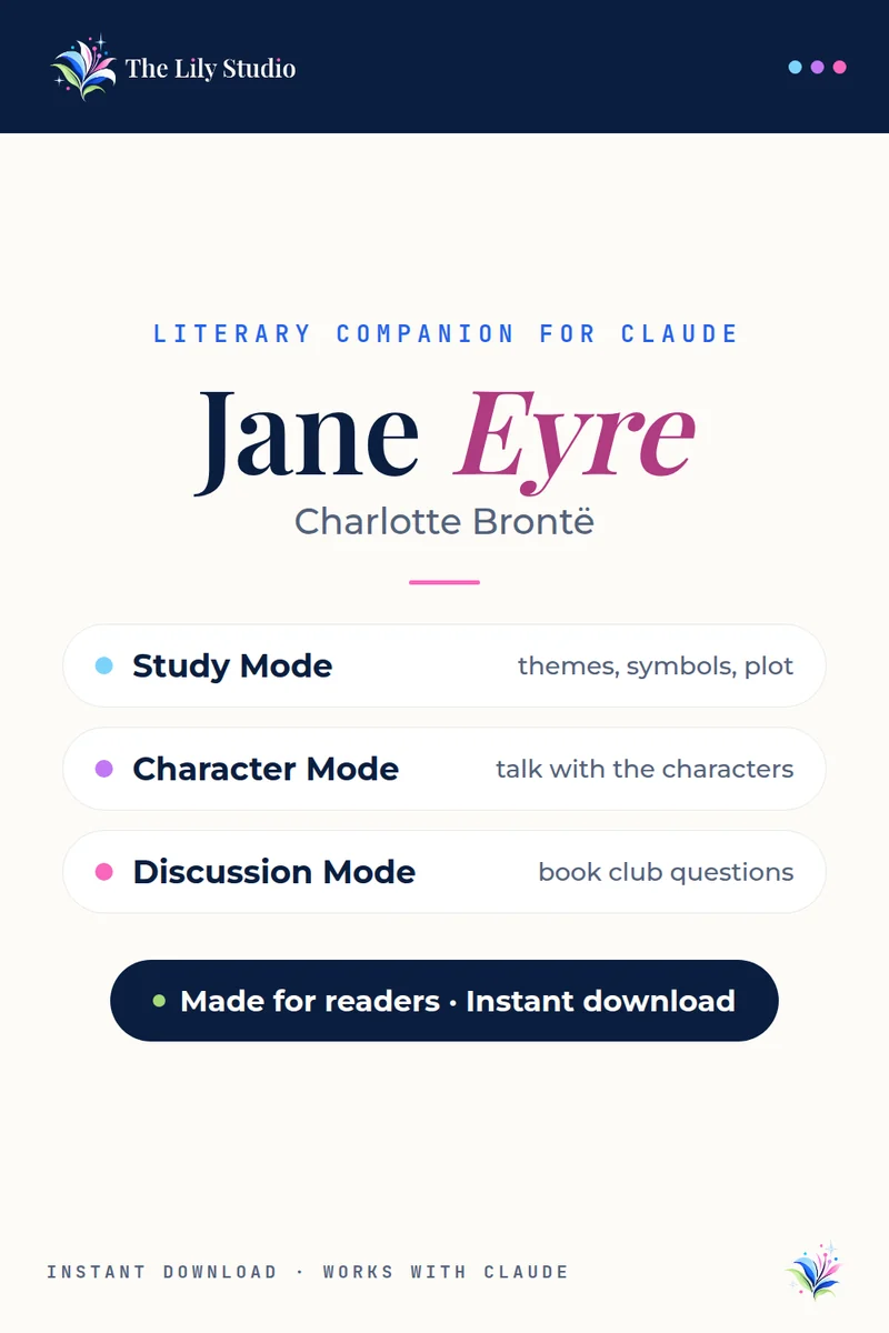Jane Eyre: Study, discuss & explore Charlotte Brontë's classic with AI