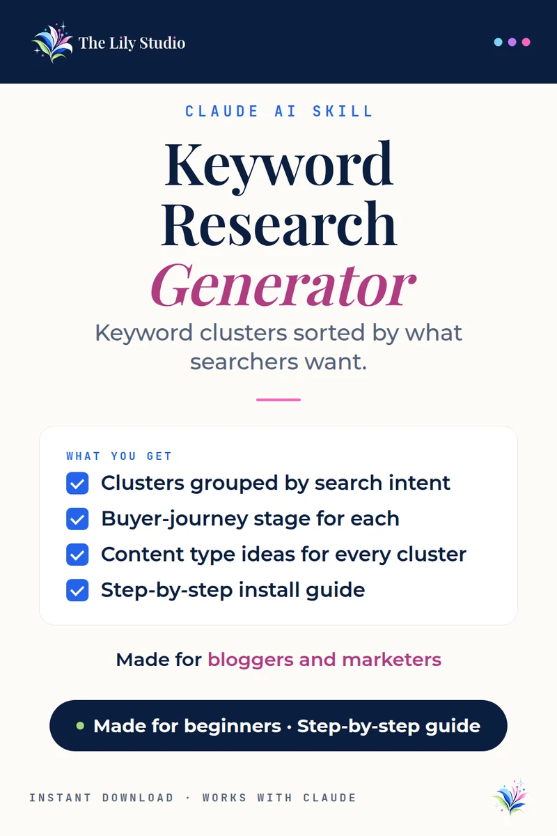 Keyword Research Generator: Find the right keywords for your content — fast.