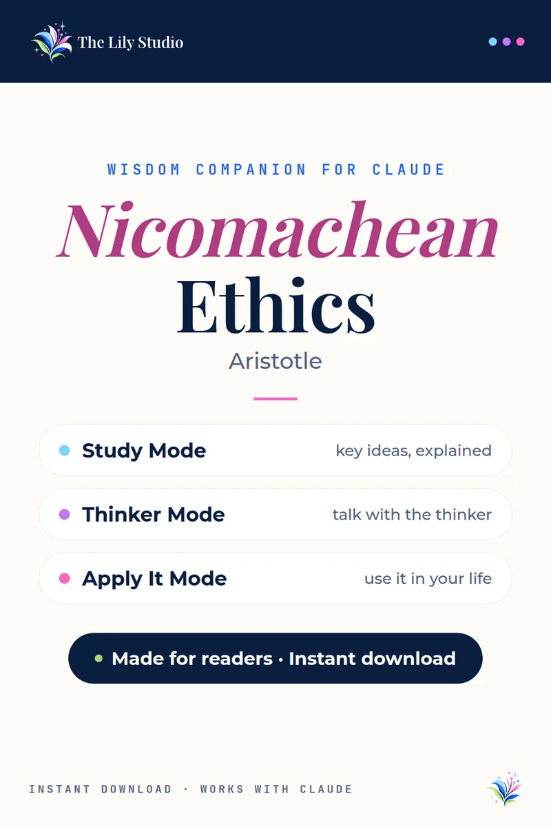 Nicomachean Ethics: Study & explore Aristotle's foundational ethics with AI