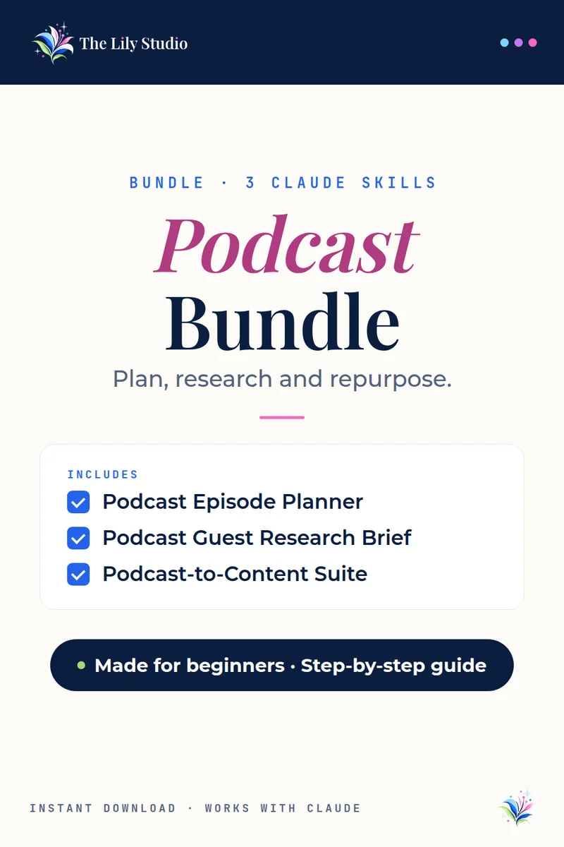 Podcast Bundle: Run a more professional podcast with less effort.
