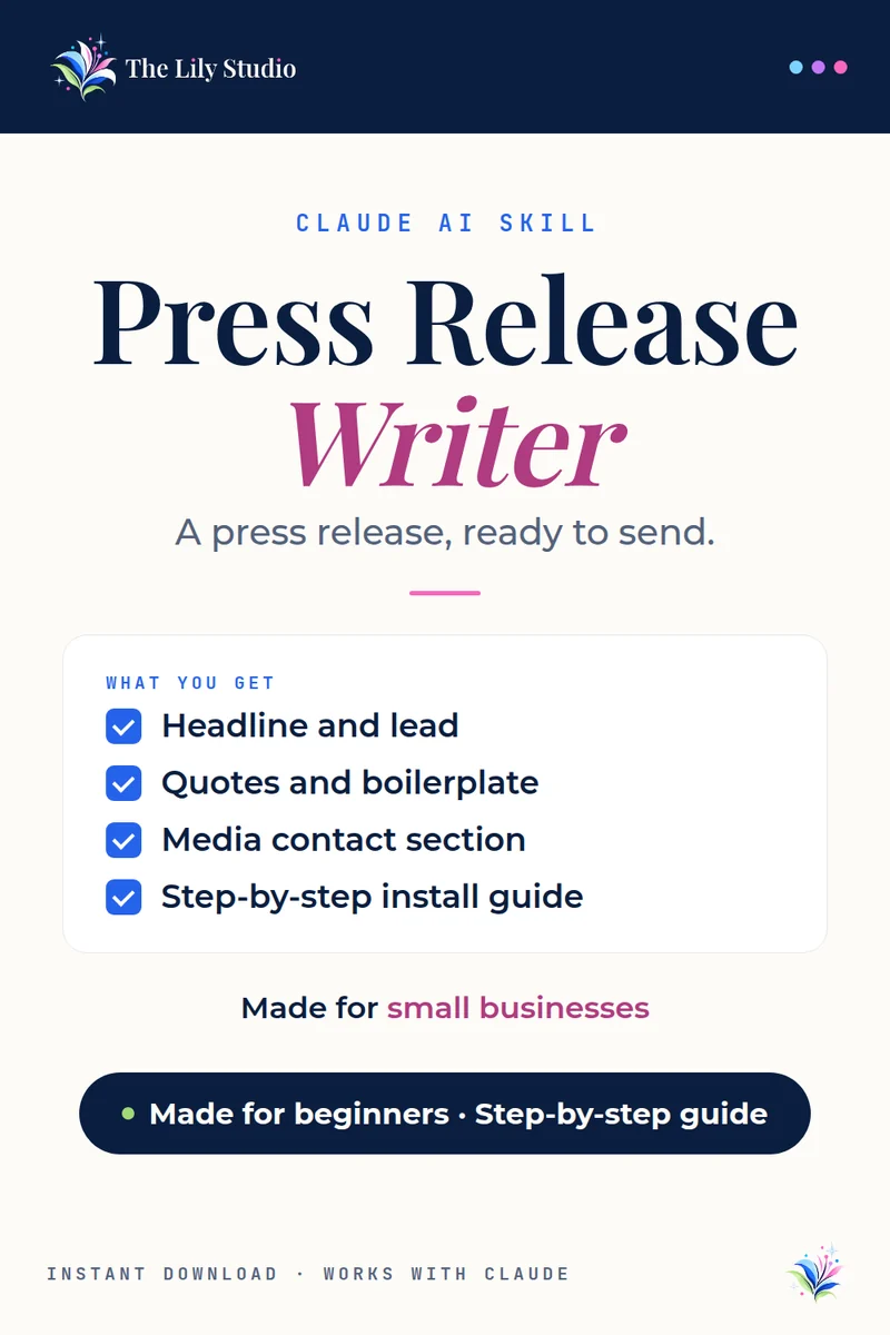Press Release Writer: Write press releases that get picked up.