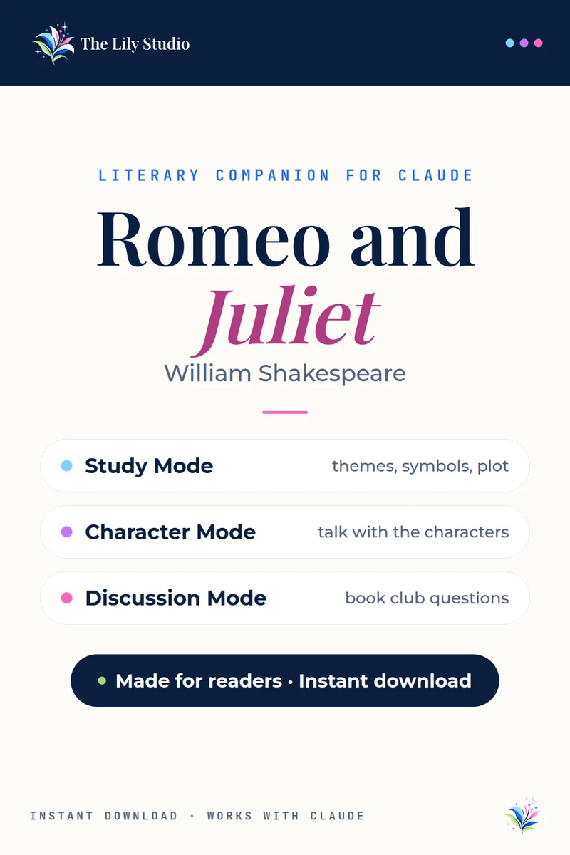 Romeo and Juliet: Study, discuss & explore Shakespeare's tragic love story with AI