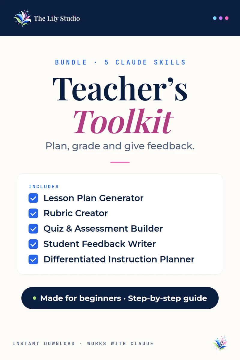 Teacher's Toolkit: Plan, grade and give feedback.