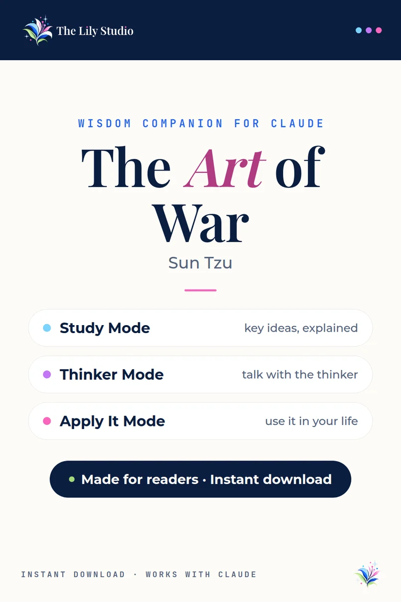 The Art of War: Study & explore Sun Tzu's strategic masterpiece with AI