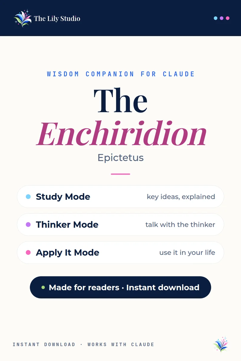 The Enchiridion: Study & explore Epictetus' Stoic handbook with AI