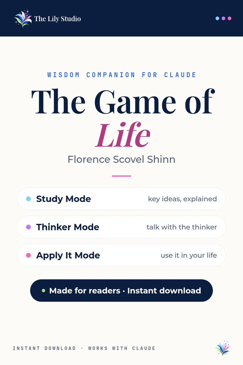 The Game of Life: Study & explore Florence Shinn's prosperity classic with AI