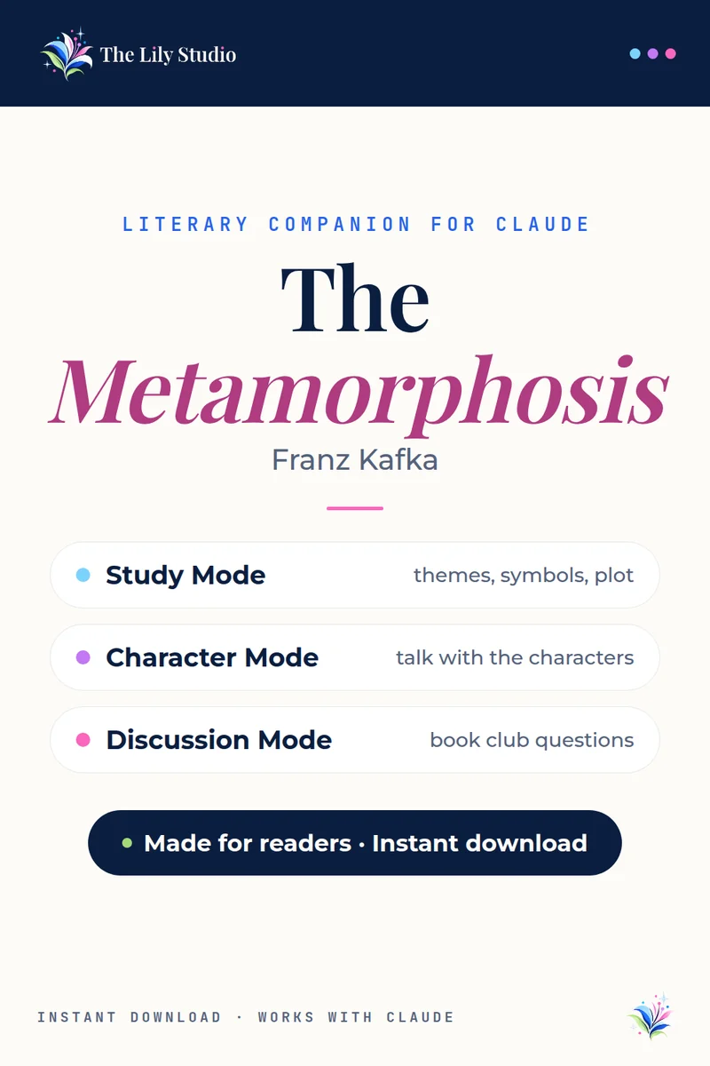 The Metamorphosis: Study, discuss & explore Kafka's surreal transformation with AI