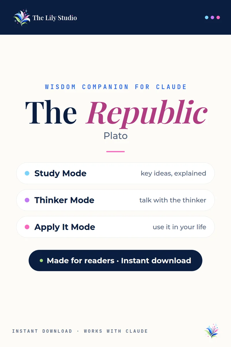 The Republic: Study & explore Plato's foundational political philosophy with AI