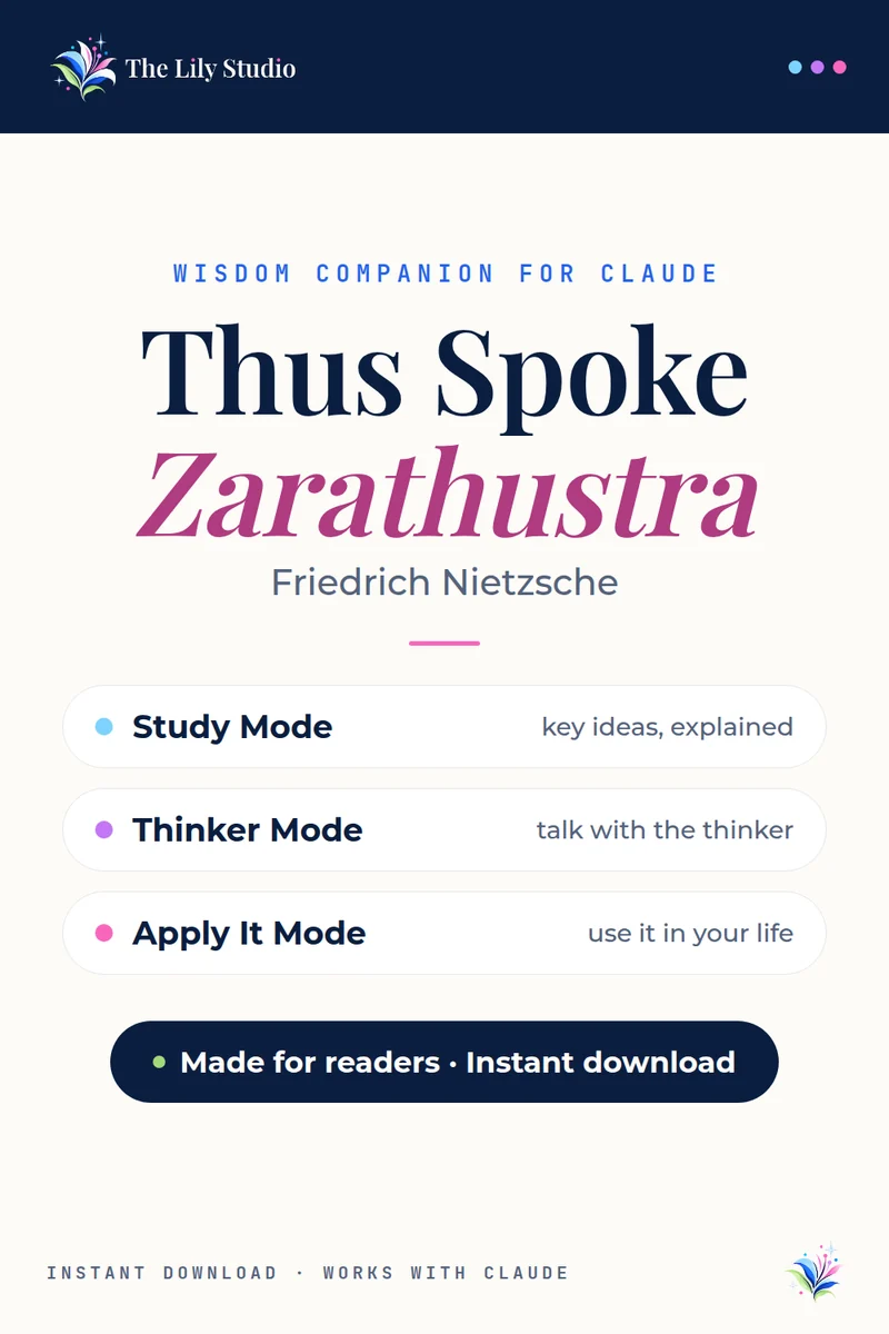 Thus Spoke Zarathustra: Study & explore Nietzsche's philosophical novel with AI