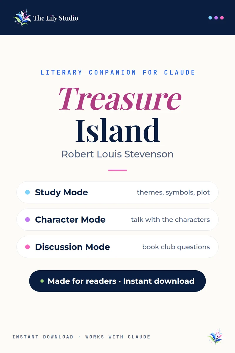 Treasure Island: Study, discuss & explore Stevenson's pirate adventure with AI