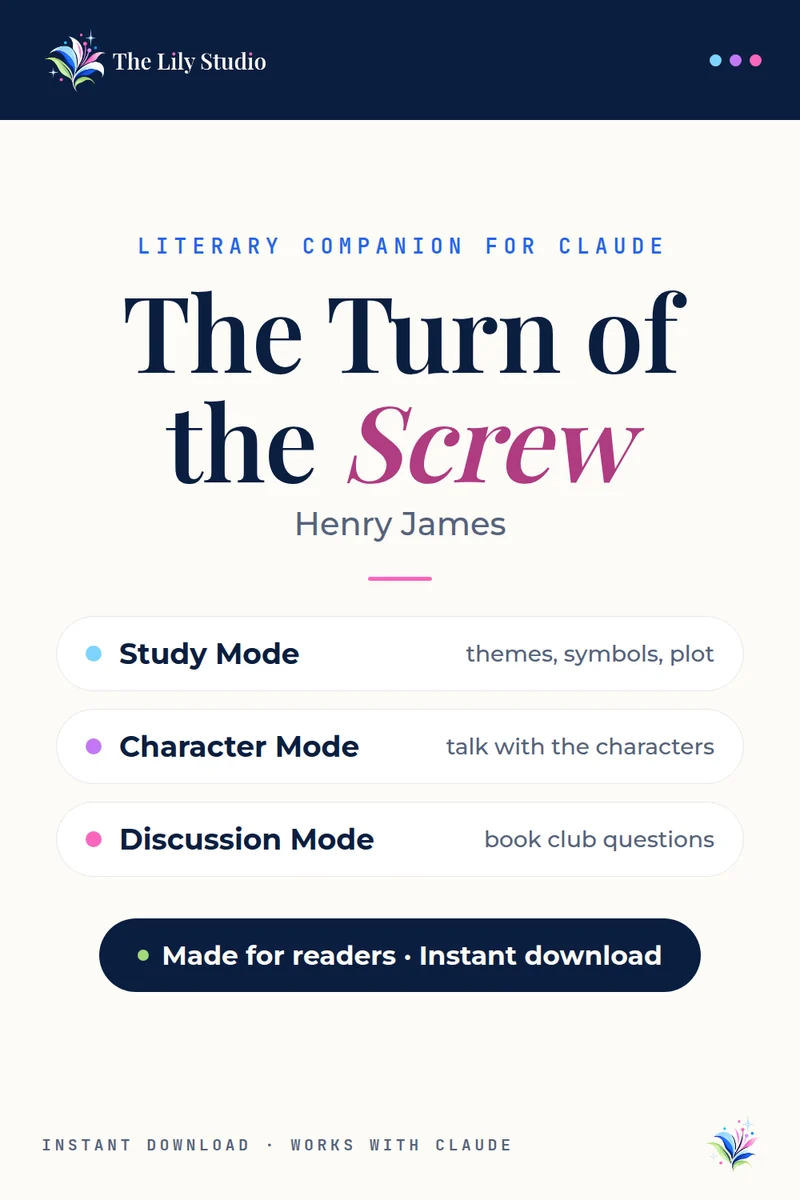 Turn of the Screw: Study, discuss & explore James' eerie ghost story with AI