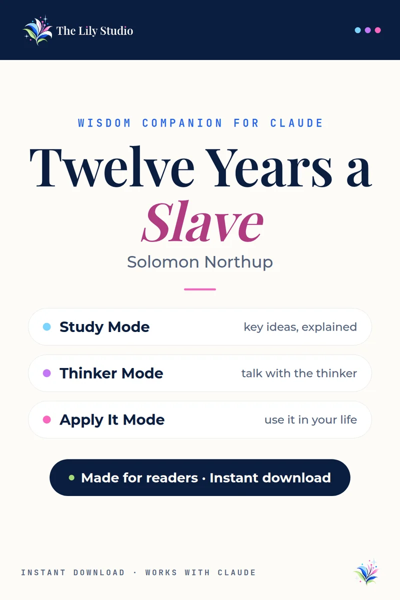 Twelve Years a Slave: Study & explore Solomon Northup's powerful memoir with AI