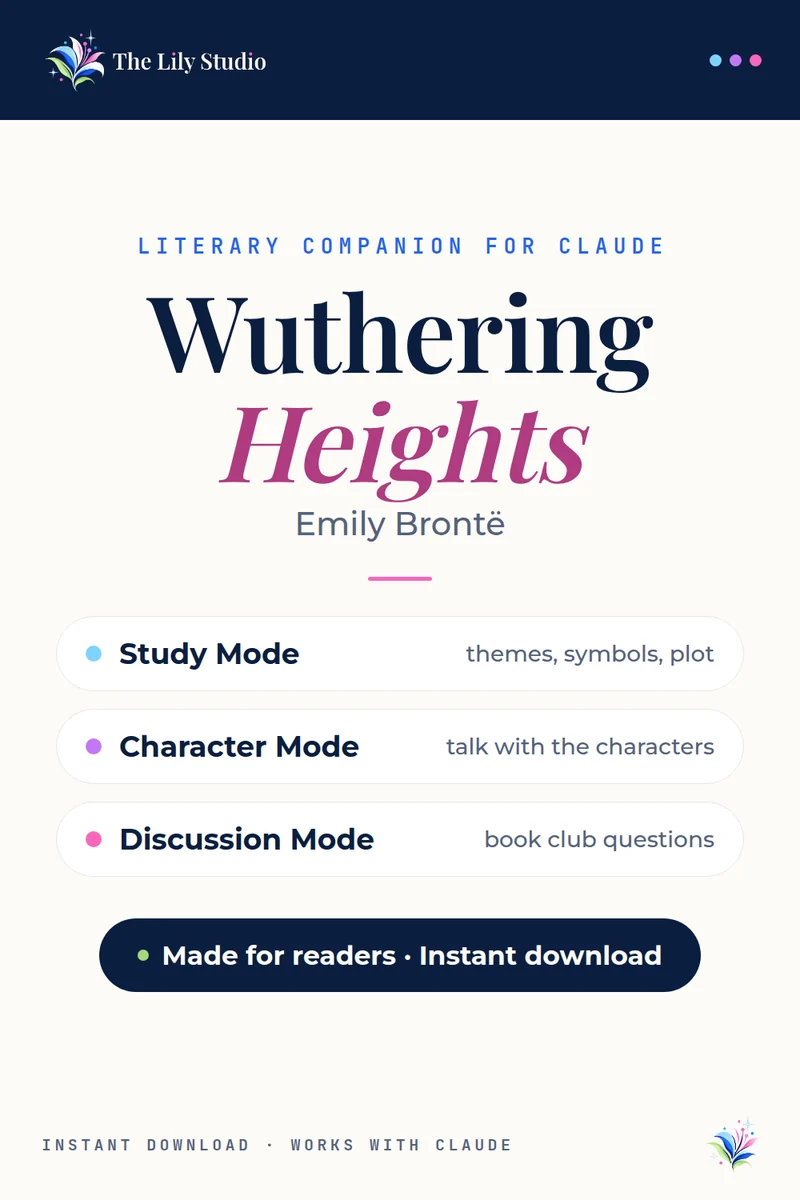 Wuthering Heights: Study, discuss & explore Emily Brontë's passionate novel with AI